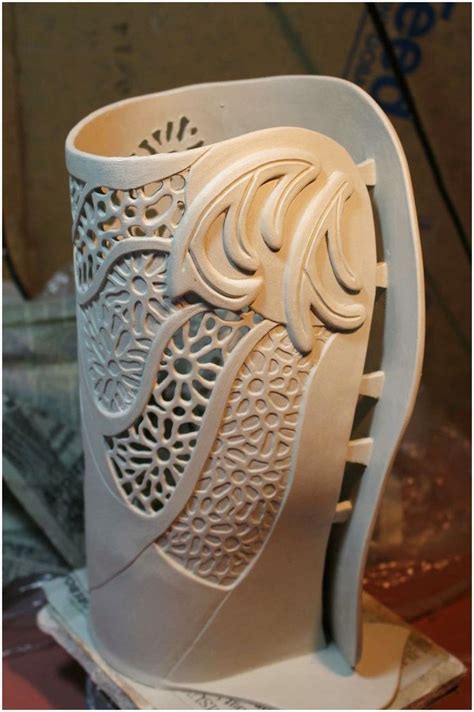 Place the jar in the middle of the slab. Pin on pottery tutorials and Inspiration pieces