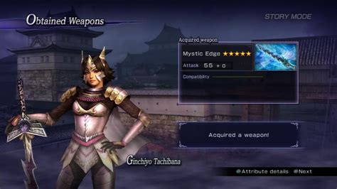 Warriors orochi 3 ultimate features a ton of different heroes from beloved koei series and history to wreck armies with. Warriors Orochi 3 Ultimate - Ginchiyo Tachibana Mystic Weapon Guide - YouTube