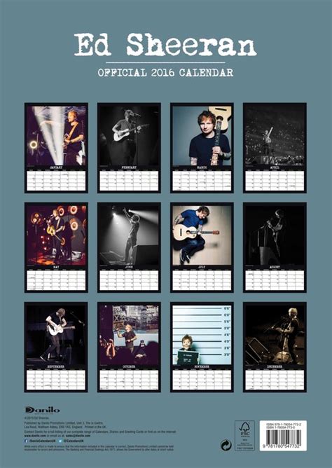 Please fill out the correct information. Ed Sheeran - Calendars 2021 on UKposters/EuroPosters