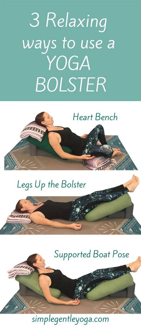 30 day morning here are my 5 favorite ways to use my bolster! 3 Restorative Yoga Poses with a Bolster #pilatesposes ...