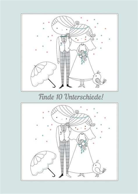 Zu hause bleiben, draußen regnet es. Hochzeitsmalbuch | Kindertisch hochzeit, Hochzeit ...