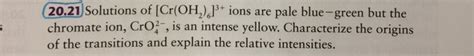 Cr(oh)3 + oh− → cro−2 + 2 h2o. Solved: Solutions Of Cr(OH_2)_6^3+ Ions Are Pale Blue-gr ...