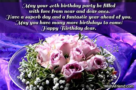 5 weeks ago he started to feel off, losing weight, growing weak and tired… 3 weeks ago he was able to walk, 2 weeks ago he needed a wheelchair… a week ago he was admitted to the hospital, 4 days ago they told me he had only 3 months to live. Birthday Wishes For Forty Year Old - Wishes, Greetings ...