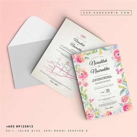 Maybe you would like to learn more about one of these? Adakah anda mencari kad yg simple? | Invitations, Wedding ...