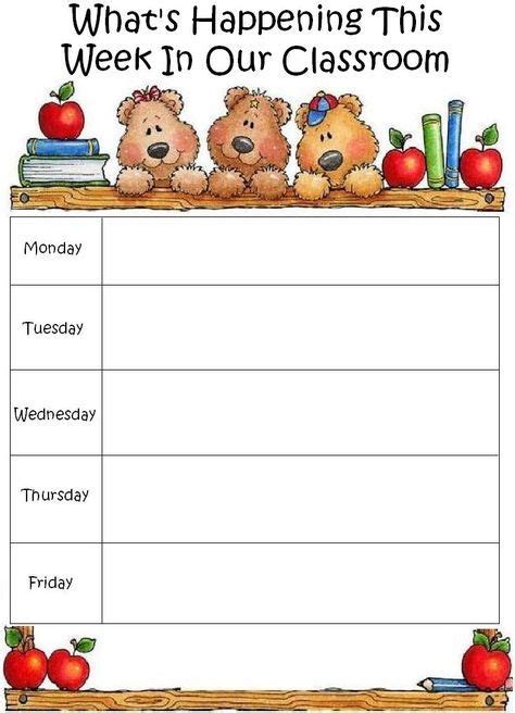 Daycare worksheets cannot just be handed out and expected to be completed. Blank Lesson Plan Sheets | What's Happening This Week In ...