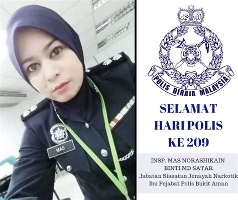 Terima kasih polis diraja malaysia ( royal malaysia police ) atas segala jasa dan khidmat dalam melindungi keselamatan negara, ikhlas daripada kami, seluruh warga. SHIQEEN SATTAR: SELAMAT HARI POLIS KE 209