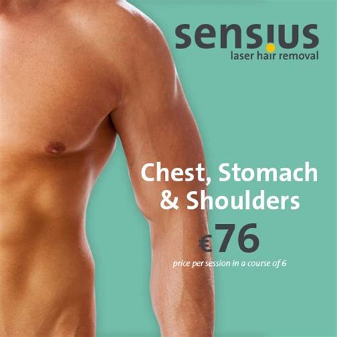 Product can be used on chest, back, leg and arm areas. Chest, Stomach and Shoulders Packages | Laser hair removal ...