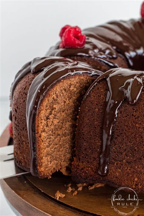 It was around the 1650s that cakes similar to today's. Old Fashioned Chocolate Pound Cake foodiechicksrule-31 ...