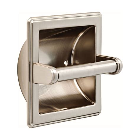 Franklin brass recessed toilet paper holder and dispenser in bright stainless 657b202545872. Franklin Brass 9097 | Recessed toilet paper holder, Tissue ...