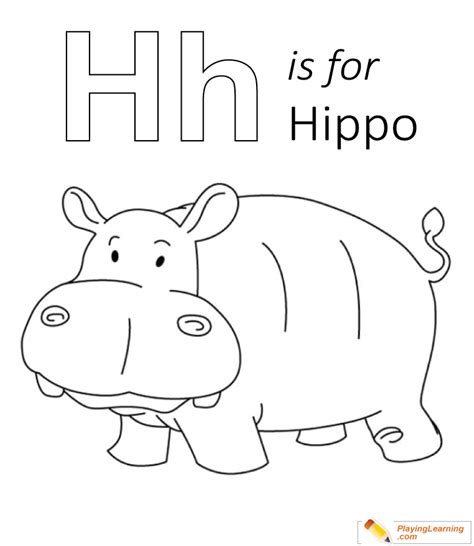 See more ideas about coloring pages, coloring books, coloring pages for kids. H Is For Hippo Coloring Page | Free H Is For Hippo ...