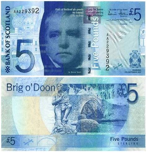 Grosser marktwertmit einer marktkapitalisierung von >$5 mrd., ist royal bank of scotland ein hoch kapitalisierter titel. Bank of Scotland £5 bank note | The new Bank of Scotland ...