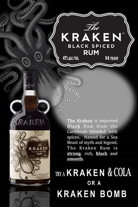 Like the deepest sea, the kraken® should be treated with great respect and responsibility. Holiday Libations ‹ Blacren.com