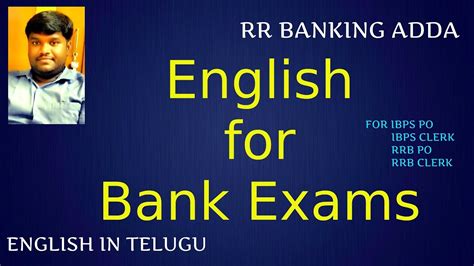 Sumber memberitahu, bekas presiden bank itu, yang bergelar datuk juga pengarah urusan bank berkenaan. How To Prepare English For Bank Exams || English In Telugu ...