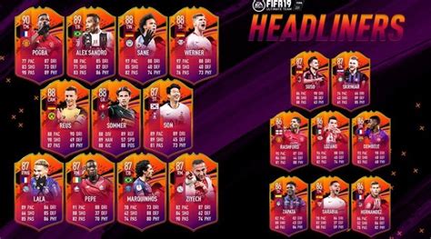 However i'm also considering switching him to mbappe or doing a icon. FIFA FUT 19 Headliners - Carte LIVE dei migliori giocatori ...