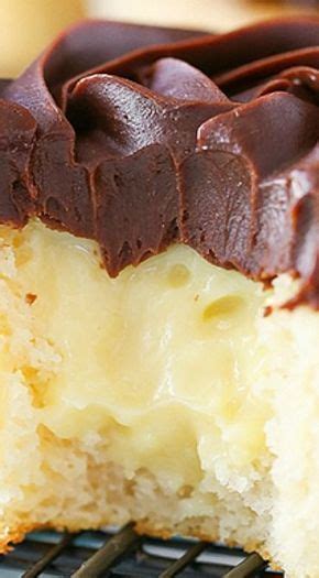 If your cake gets stuck. Boston Cream Pie Cupcakes | Delicious Cream Filled ...