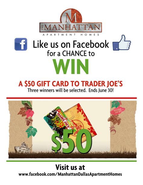 Save on trader joes gift cards. #Win a $50 Gift Card for Trader Joe's. Three winners will ...