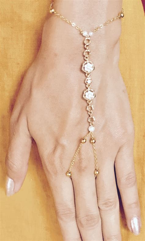 Hand chains/ Hand accessories | Hand jewelry, Hand chain bracelet, Hand chain