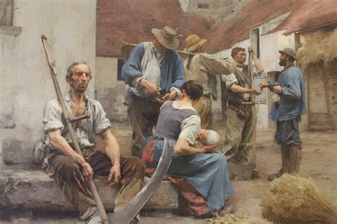 Der realismus entstand in der mitte des 19. La paye des moissonneurs Paying the Harvesters | La paye ...