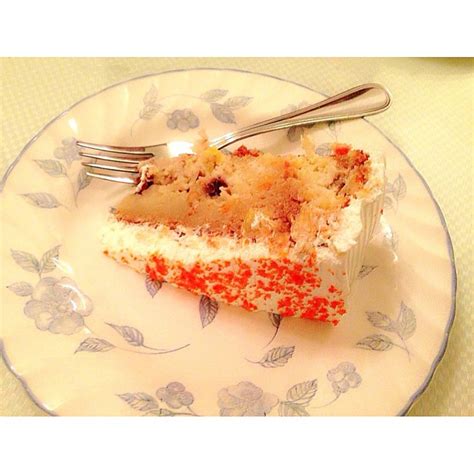 And is my best friend. Carrot cake ☺ I'm not really a fan of carrot cakes but thi ...