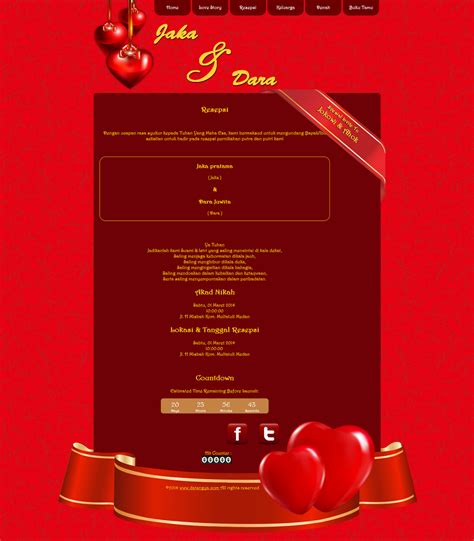 Buruan di order share this: Undangan Pernikahan Online : Desain undangan online ...