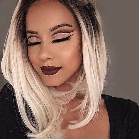 For decades, women have been lighten synthetic hair with peroxide. Short Bleach Blonde Ombre Straight Bob Synthetic Lace ...