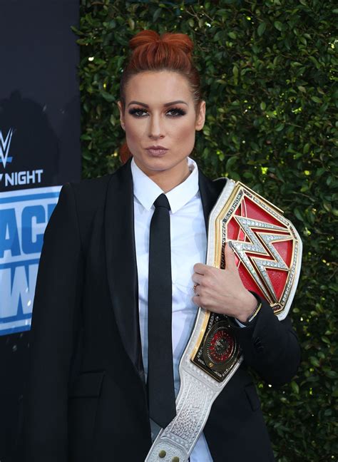 BECKY LYNCH at WWE Friday Night Smackdown on Fox Premiere ...