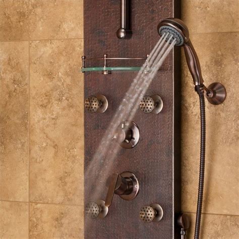 Whether you're looking for an option that offers massage or you are more interested in rain shower. Pulse Showerspas 1018 Navajo ShowerSpa Hammered Copper ORB ...