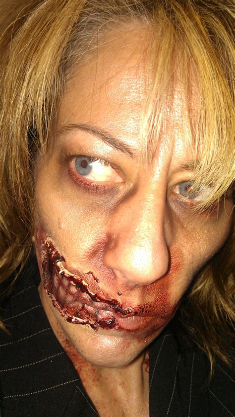 Nuru massage happy ending video 21. This zombie mouth is just a bit of latex (pulled back a ...