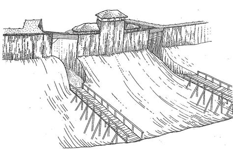 Středověké hradby obepínají městské jádro kouřimi prstencem o délce 1250m. Kouřim - hradiště Stará Kouřim - Kolínsko - Cesty a památky
