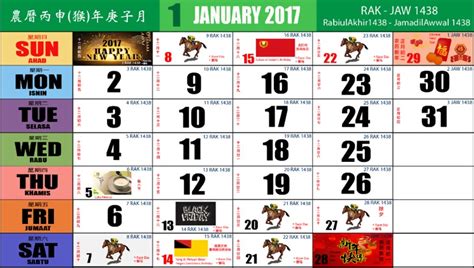 Cari tahu di mana perumahan termurah dan paling terjangkau. Kalender kuda 2017 | Kalender lengkap cuti Malaysia 2017 ...