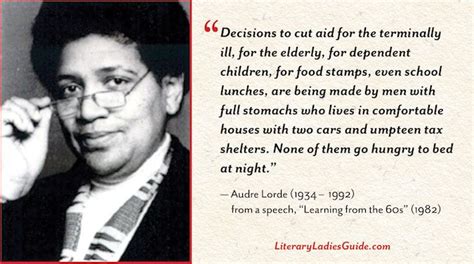 'your silence will not protect you.', 'if i didn't define myself for myself, i would be crunched into other people's fantasies for me and eaten alive.', and 'when i dare to be powerful, to use my strength in the service of quotes. 10 Thought-Provoking Quotes from Sister Outsider by Audre ...