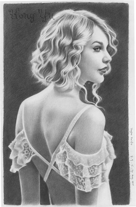Buy original art worry free with our 7 day money back guarantee. Taylor Swift 5 by Hong-Yu | Portrait, Taylor swift drawing ...
