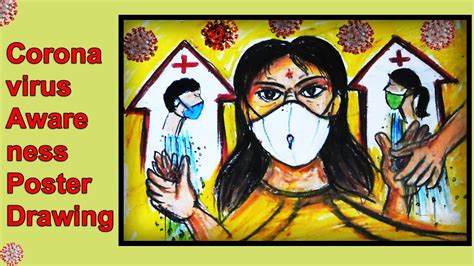 Hello everyone,hope you like my drawing on coronavirus awareness. Coronavirus Coronavirus Awareness Poster Drawing || Easy ...