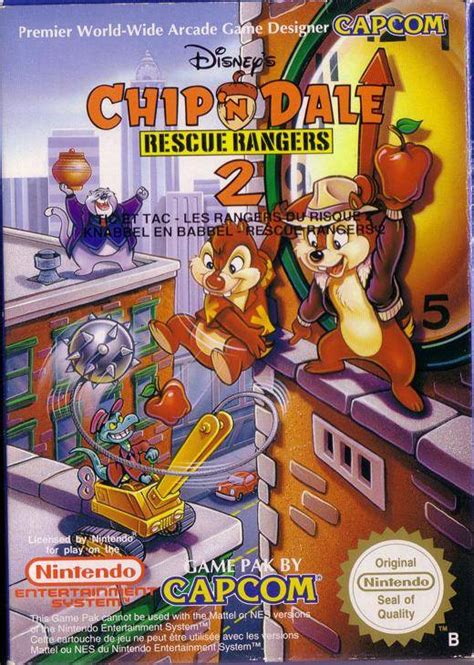 Чип и дейл на двоих прохождение на денди chip 39 n 39 dale rescue rangers nes dendy famicom. Disney's Chip 'n Dale: Rescue Rangers 2 Box Shot for NES ...