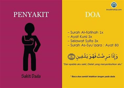 Doa ketika sakit merupakan sebuah aplikasi islami yang berisi tentang doa ketika salah satu anggota tubuh menderita sakit. Sakit dada | Pray quotes, Doa islam, Learn islam