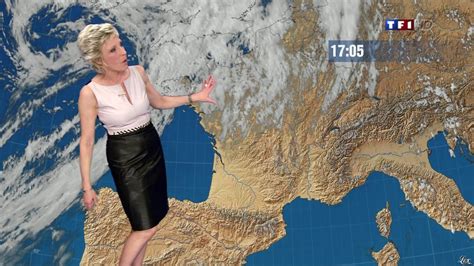 Afin de se faire de l'argent de poche, evelyne répond à une petite annonce de l'ortf. Evelyne Dhéliat à la Météo de 20h - 12/06/13 - 04