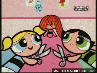 Cartoon people cartoon faces funny faces cartoon art funny caricatures celebrity caricatures animated emoticons animated gif lizard haircut mai king of fighters gif bailando black girls. Powerpuff Girls Haircut | Powerpuff girls, Mane event ...