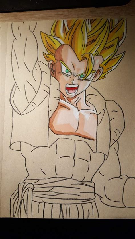 How to draw gogeta ssj blue from the new dragonball super movie. Gogeta Drawing | DragonBallZ Amino