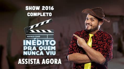 A direção de jornalismo da tv ceará reuniu os representantes das candidaturas à prefeitura de fortaleza para a realização do sorteio e definição das regras, para a sabatina com os candidatos. MATHEUS CEARÁ - INÉDITO PRA QUEM NUNCA VIU - SHOW COMPLETO ...