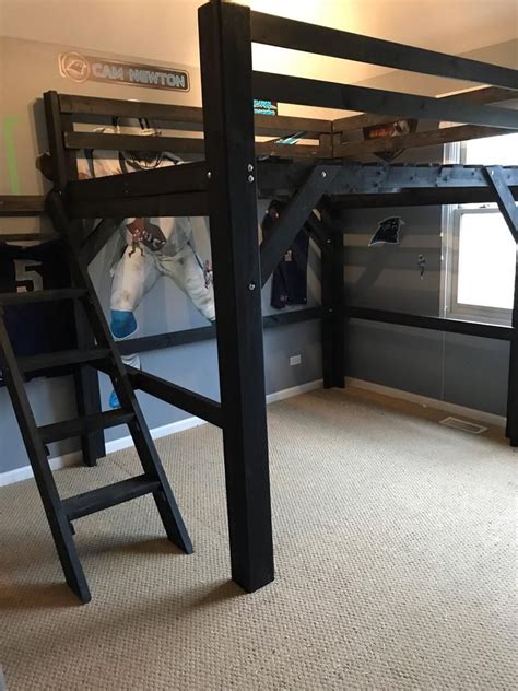 And sure i really hope king size loft bed woodworking plans free post useful for you even if you are a beginner though. King / Queen Loft Bed Project Kit w/ Ladder | Queen loft ...