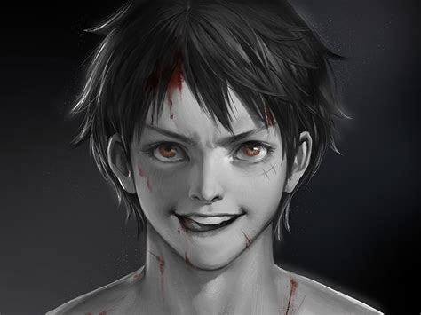 What kind of art does one piece use? Monkey D. Luffy/#2023088 - Zerochan