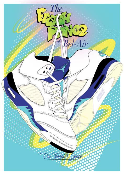 A page for describing referencedby: The Fresh Prince of Bel Air Nike Air Jordan V Grapes print ...