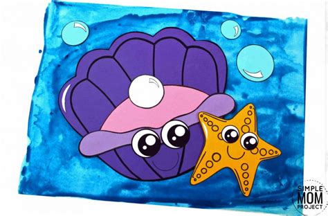 You can even add a little bit of life to your new ocean animal craft by cutting slivers of white paper. Fun Clam Shell Craft for Kids with Free Clam Template ...