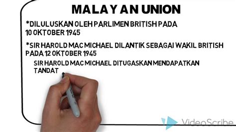Untuk menyatukan wilayah dan meningkatkan kecekapan pentadbiran. PENGAJIAN MALAYSIA MALAYAN UNION - YouTube