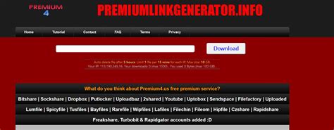 Premium link generator is a means to download files from premium file hosting sites. Rapidgators premium link generator no limit - adrideraadridera