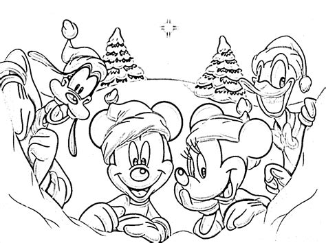 Free download & print christmas disney princess coloring page. Disney Christmas Coloring Pages - GetColoringPages.com