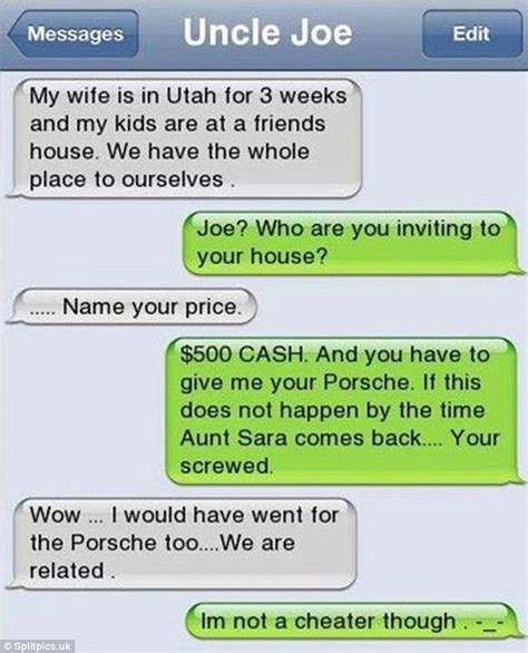 B because she is very worried about getting ill. Texts capture the moment cheaters were caught out | Daily ...
