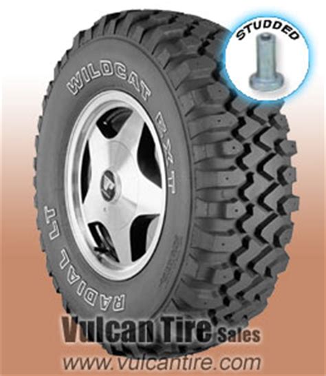 Vulcan tire has a history of sponsoring and promoting club motorsports and supporting local. Dean Wildcat EXT Radial LT - STUDDED (All Sizes) Tires for ...