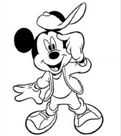 Gambar kartun mickey mouse untuk mewarnai. Gambar Untuk Mewarnai Mickey Mouse - Gambar Kelabu