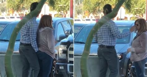 His dad couldn't believe his eyes. Guy Scratches Wife's Butt Before Letting Her Sniff It ...